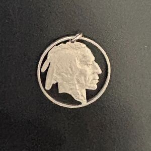 Buffalo Nickel Charm- Indian Head Nickel Charm